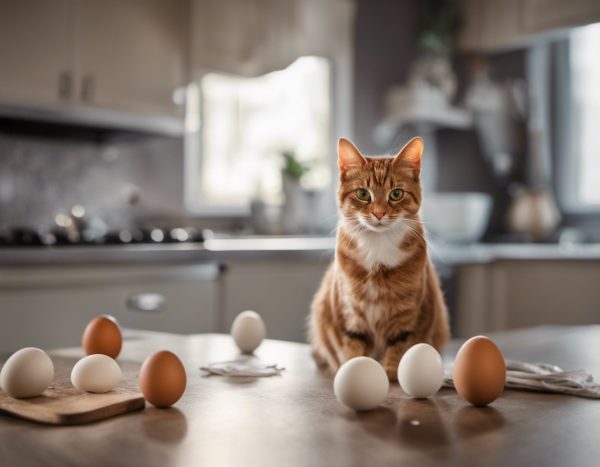 Kan katter spise kokte egg?