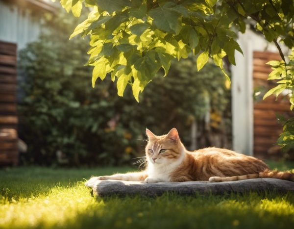 Kan det bli for varmt for katter?