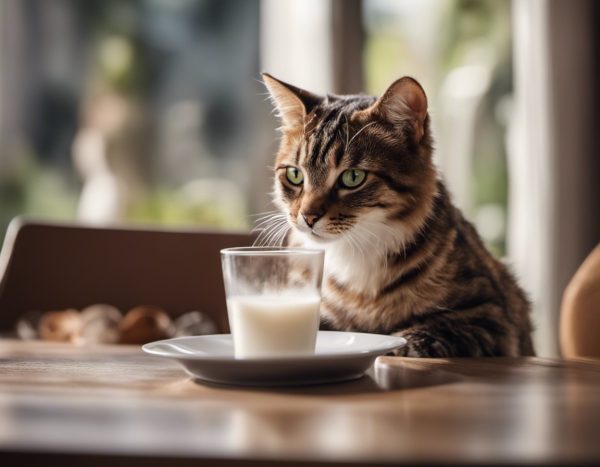 Kan katter drikke vanlig melk?