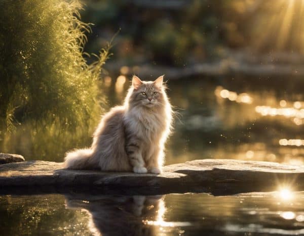 «Katten din kan drikke mer vann enn du tror! Oppdag hvor mye vann katter faktisk trenger daglig.»